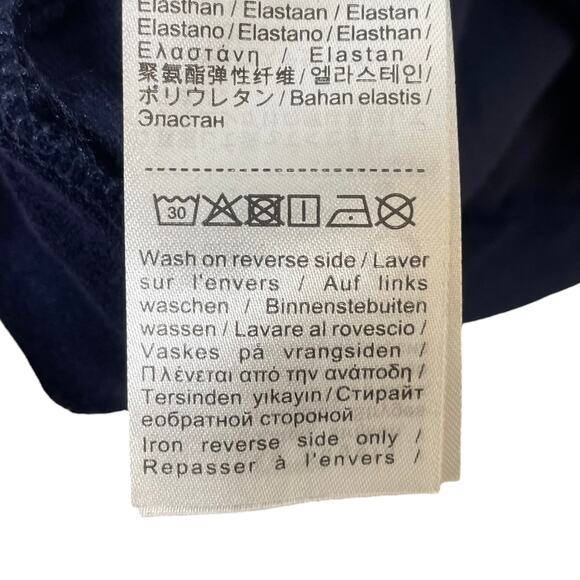 NWT Lacoste Men’s Regular Fit Terrycloth Lounge Sweatshirt Blue Size Medium - Picture 14 of 16